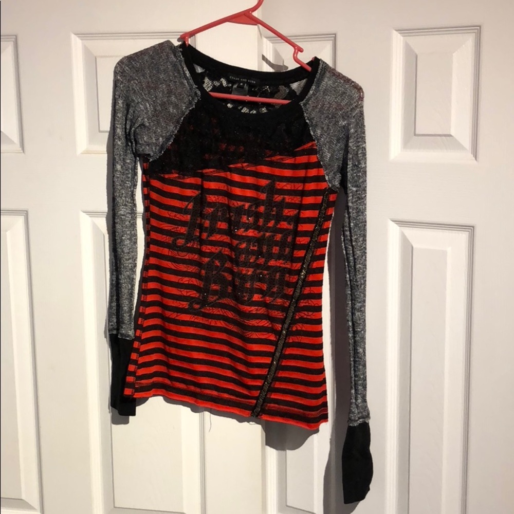 Crash n burn long sleeve size small